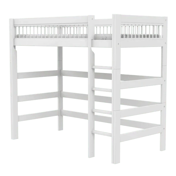 Lifetime Kidsrooms Hochbett mit Leiter 177 cm - Breeze Weiss