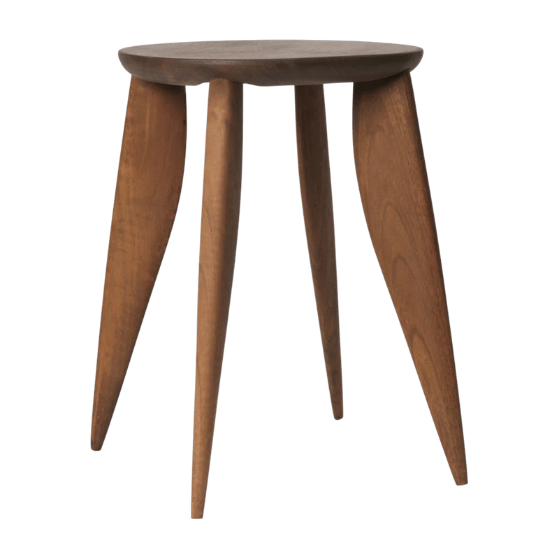 Table d'appoint en noyer 42x45cm Feve - Ferm living