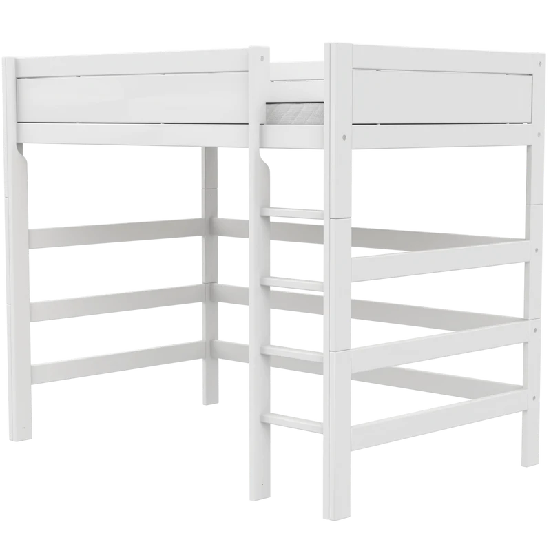 Lifetime Kidsrooms Hochbett 120 mit Leiter - 177 cm Whitewash