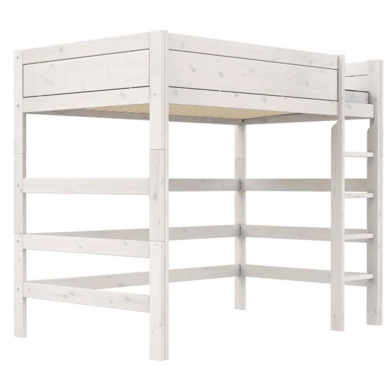 Lifetime Kidsrooms Hochbett 120 mit Leiter - 177 cm Whitewash
