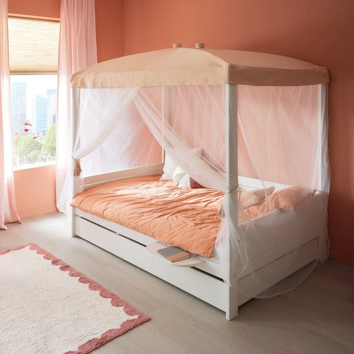 Lifetime Kidsrooms Himmelbett 120 Whitewash