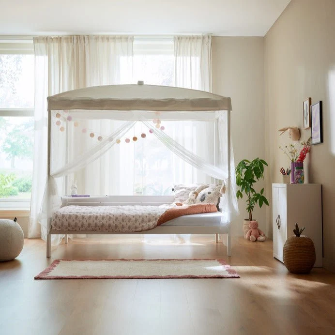 Lifetime Kidsrooms Himmelbett 120 Whitewash