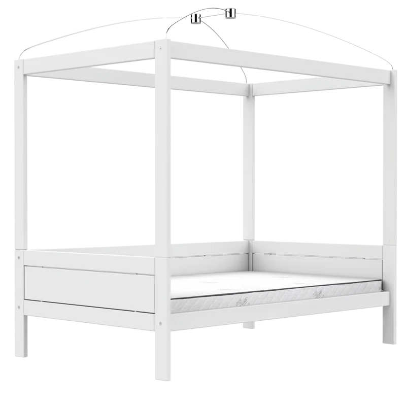 Lifetime Kidsrooms Himmelbett 120 Whitewash