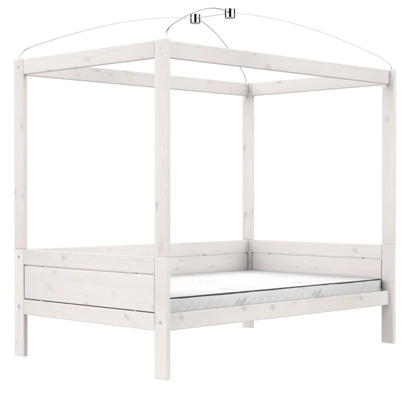 Lifetime Kidsrooms Himmelbett 120 Whitewash