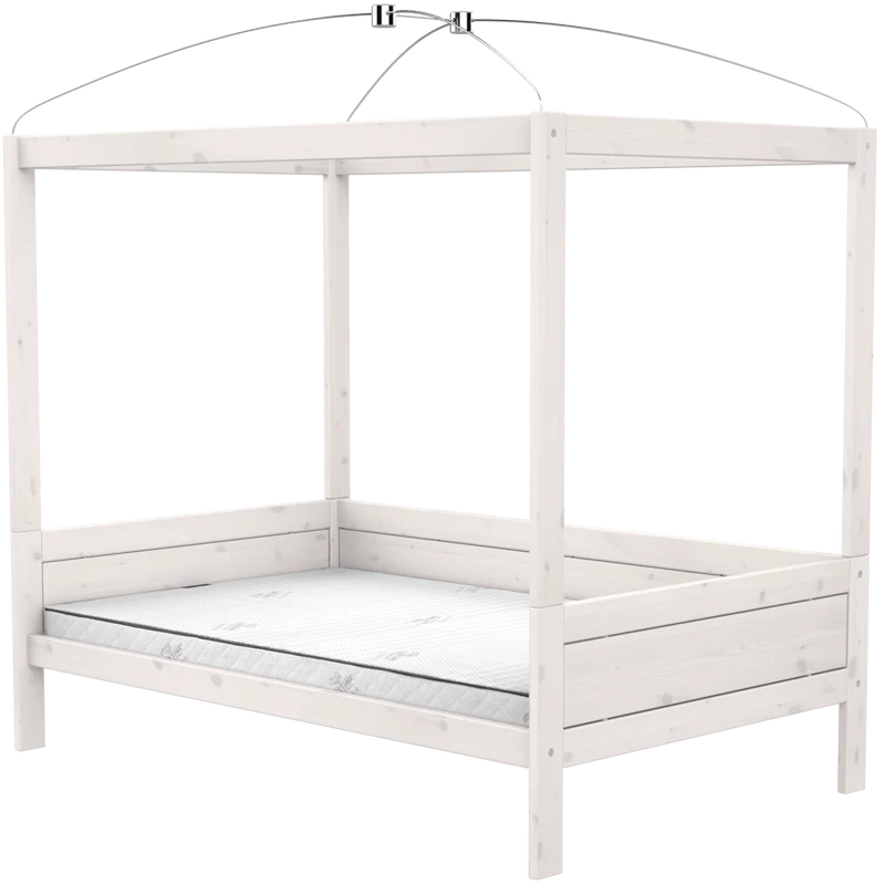 Lifetime Kidsrooms Himmelbett 120 Whitewash