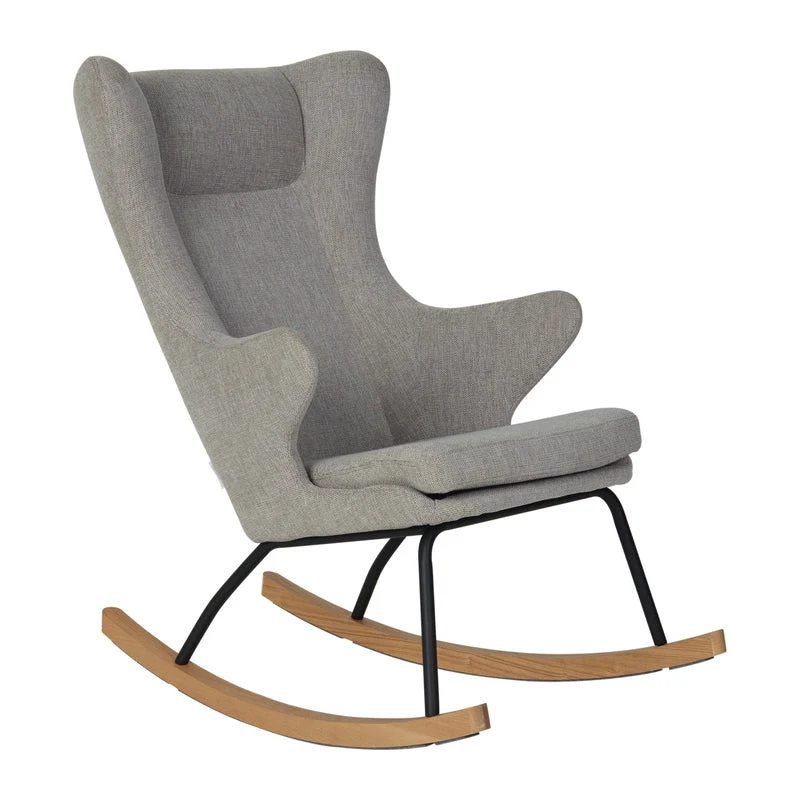 Quax Schaukelstuhl De Luxe Sand Grey