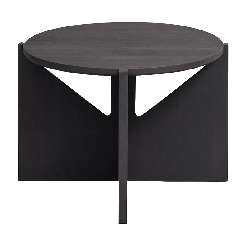 Table basse en bois noir - Kristina Dam Studio