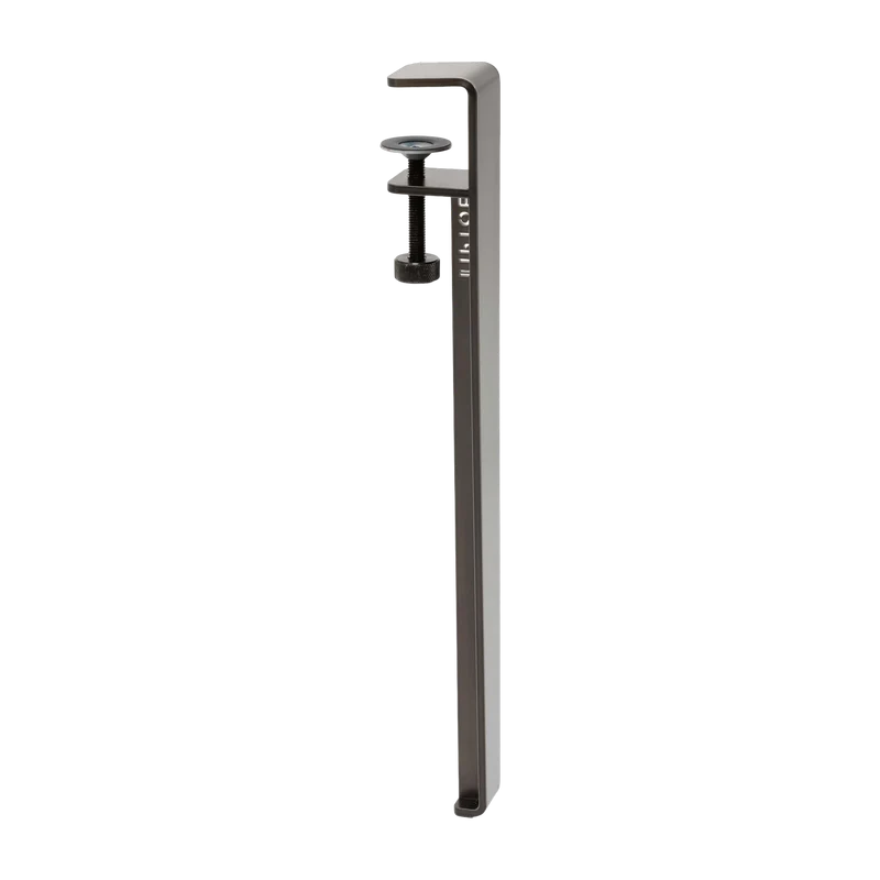 Pied de table en acier gris-noir patiné 43 cm - TIPTOE
