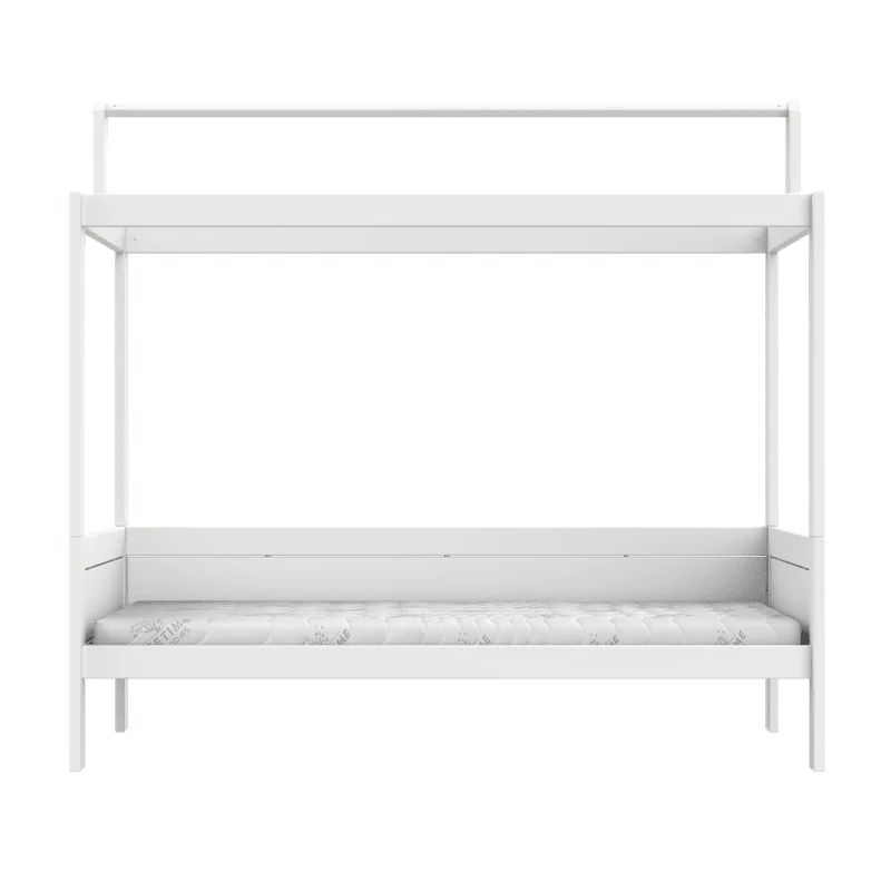 Lifetime Kidsrooms Kinderbett mit Gestell für Stoffdach - Original Weiss