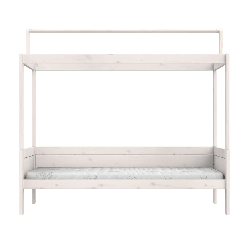 Lifetime Kidsrooms Kinderbett mit Gestell für Stoffdach - Original Weiss