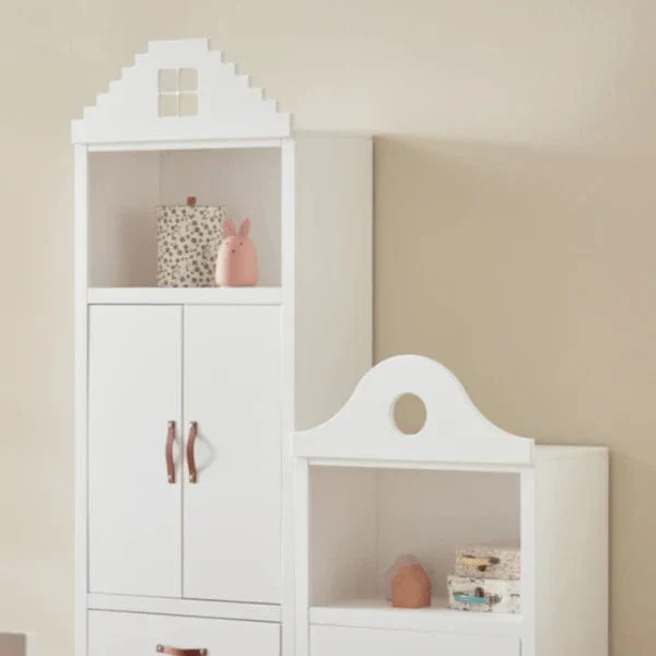 Lifetime Kidsrooms Glockengiebelfront für Regal Weiss