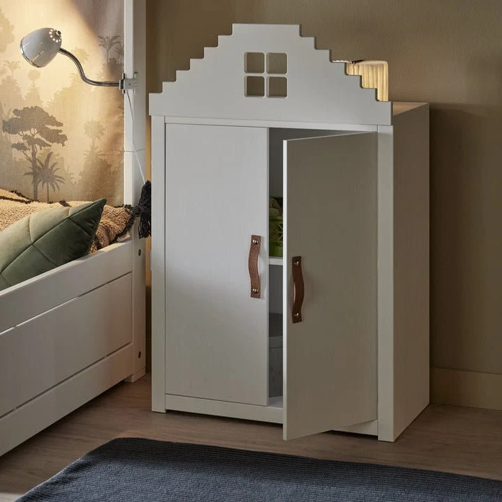 Lifetime Kidsrooms Stufengiebelfront für Regal Weiss