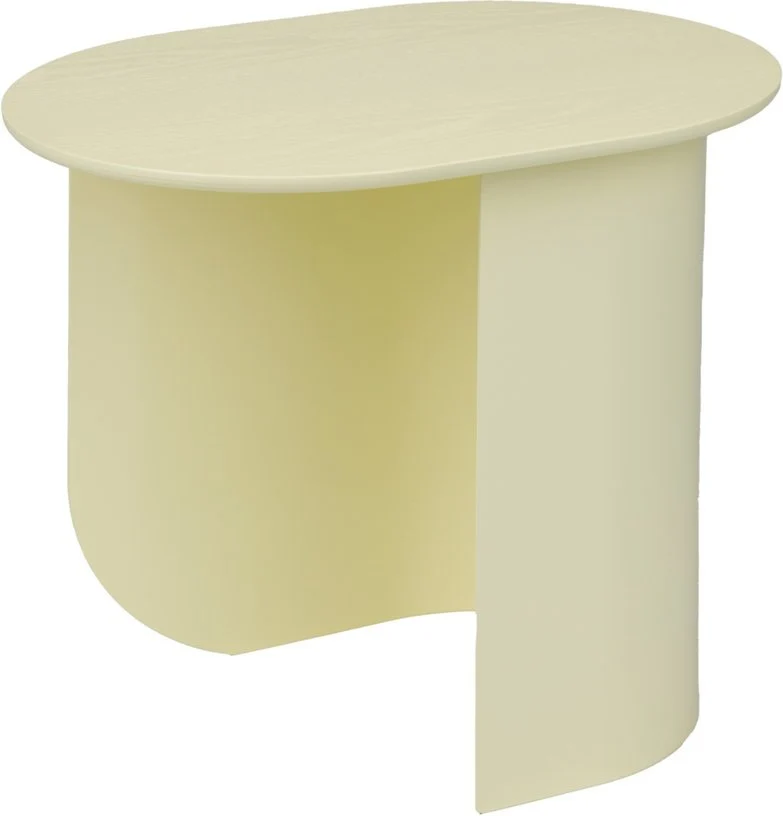 Table d'appoint en bois de hêtre jaune clair 32x44x40cm Plateau - Fest Amsterdam