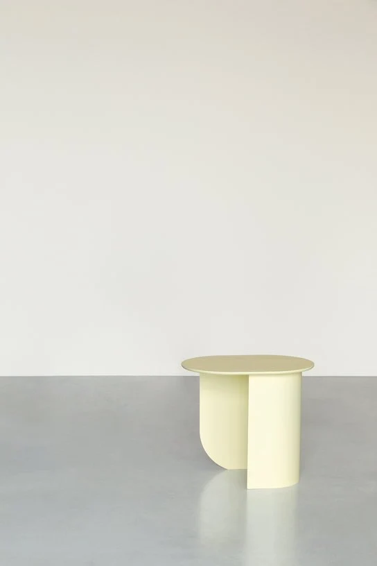 Table d'appoint en bois de hêtre jaune clair 32x44x40cm Plateau - Fest Amsterdam