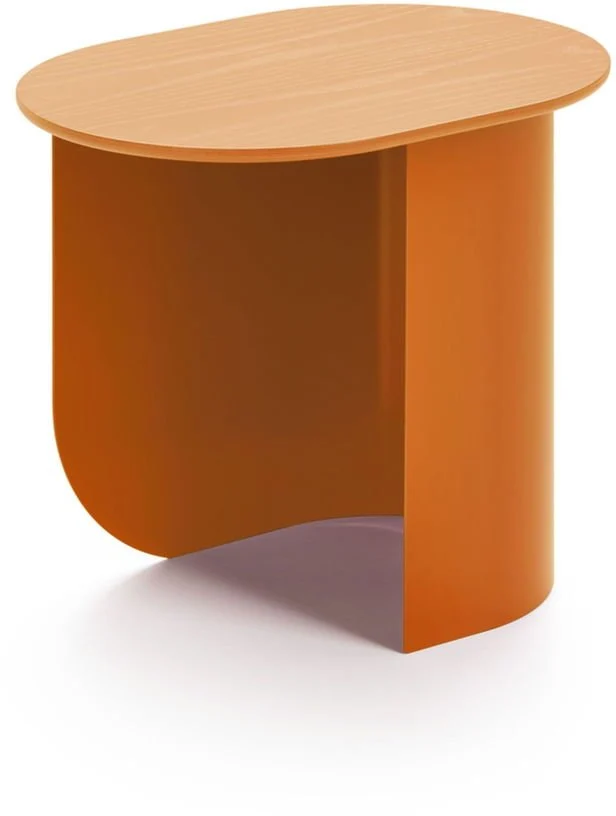 Table d'appoint en bois de hêtre caramel 32x44x40cm Plateau - Fest Amsterdam
