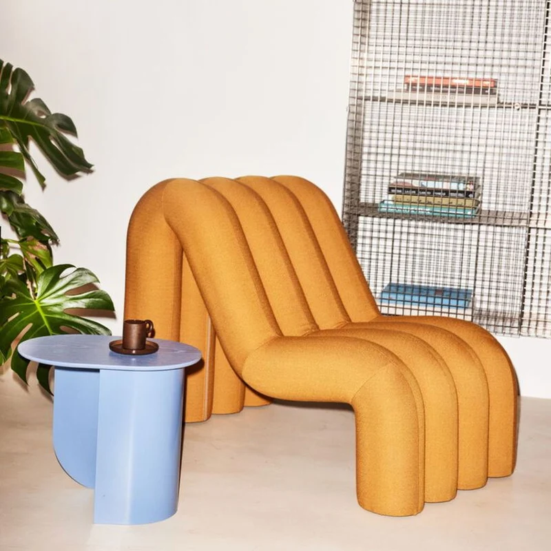 Table d'appoint en bois de hêtre caramel 32x44x40cm Plateau - Fest Amsterdam