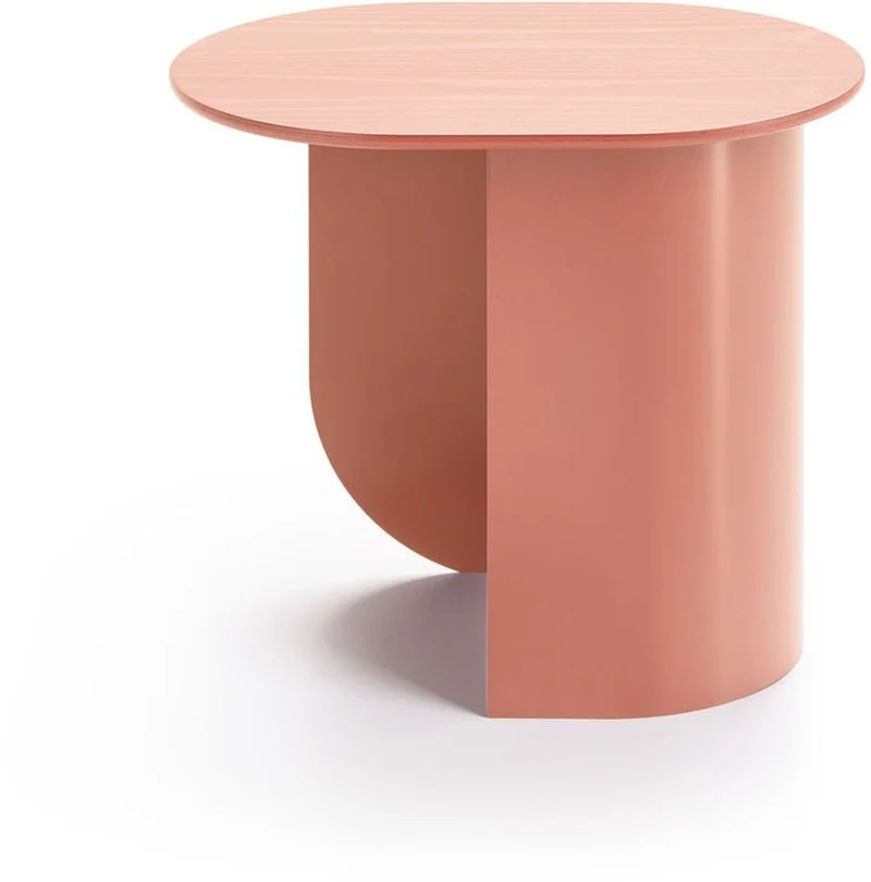 Table d'appoint en bois de hêtre rose 32x44x40cm Plateau - Fest Amsterdam