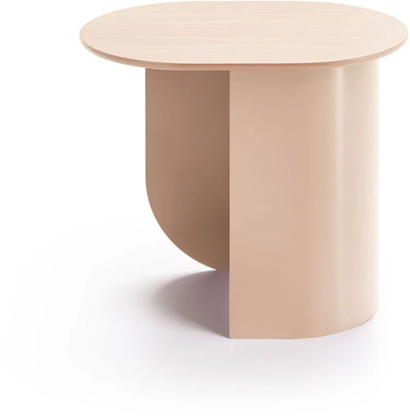 Table d'appoint en bois de hêtre beige 32x44x40cm Plateau - Fest Amsterdam