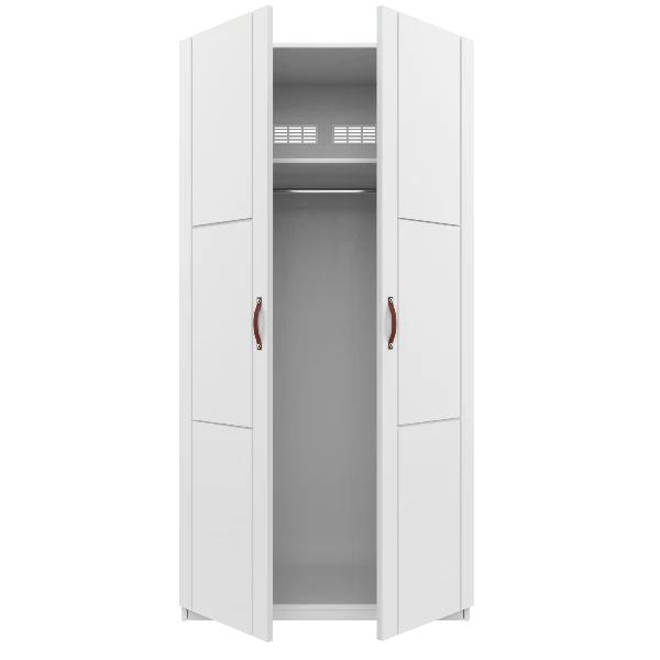Lifetime Kidsrooms Kleiderschrank mit Kleiderstange - 100 cm Weiss