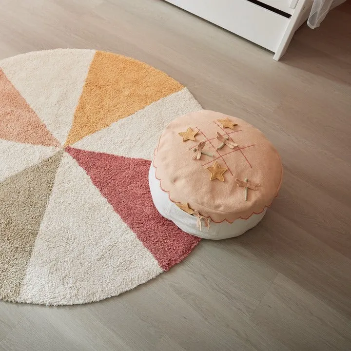 Lifetime Kidsrooms Tic-Tac-Toe Pouf - Fairy Theatre