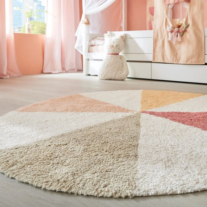 Lifetime Kidsrooms Getufteter Runder Teppich - Fairy Theatre