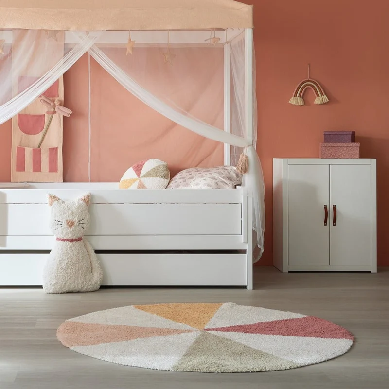 Lifetime Kidsrooms Getufteter Runder Teppich - Fairy Theatre