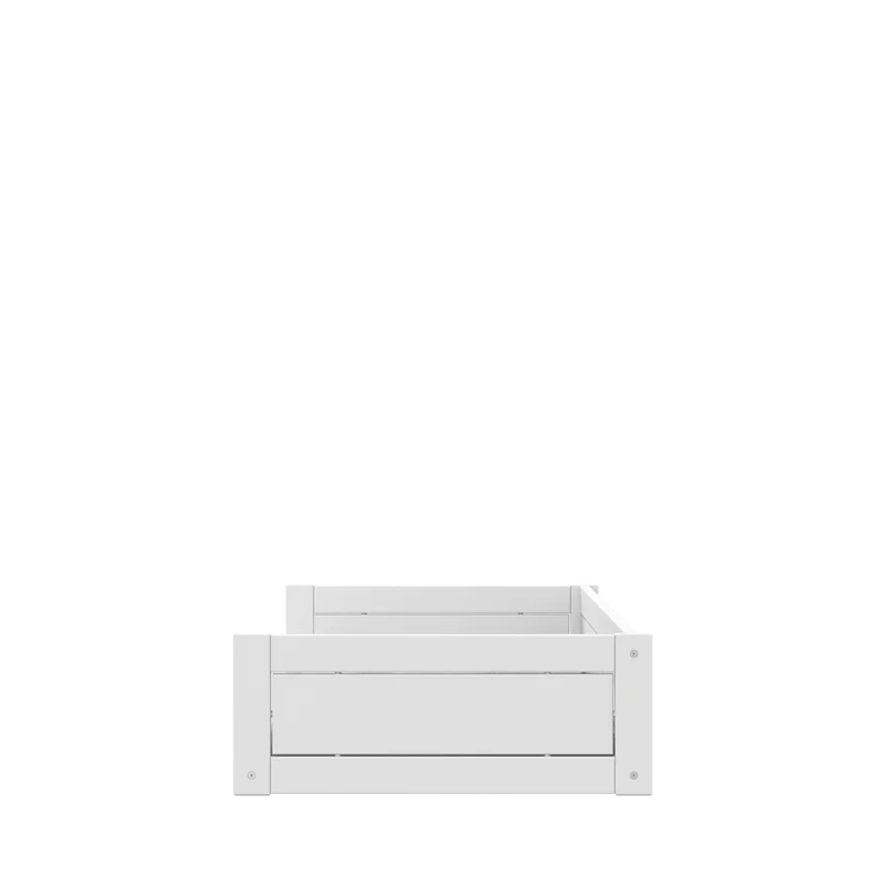 Lifetime Kidsrooms Montessori Bodenbett mit Gestell für Stoffdach Weiss