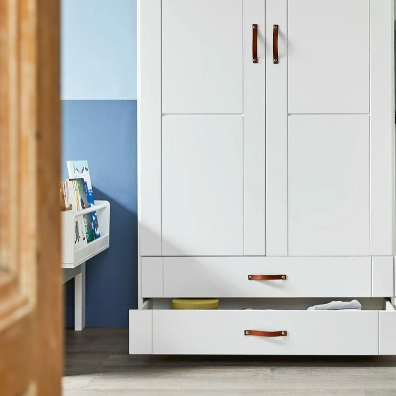 Lifetime Kidsrooms Kleiderschrank mit Schubladen - 100 cm Weiss