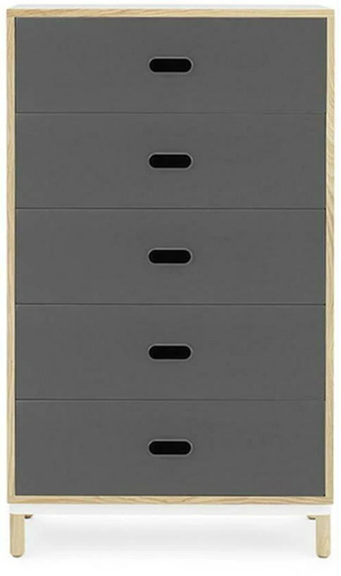 Chiffonnier à 5 tiroirs gris Sideboard Grey - Normann Copenhagen