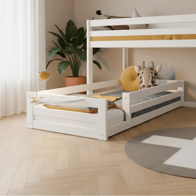 Lifetime Kidsrooms Montessori Bodenbett - Elements Weiss