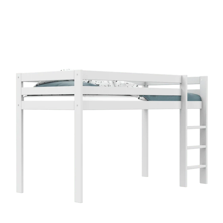 Lifetime Kidsrooms Hochbett 128 cm - Elements Weiss