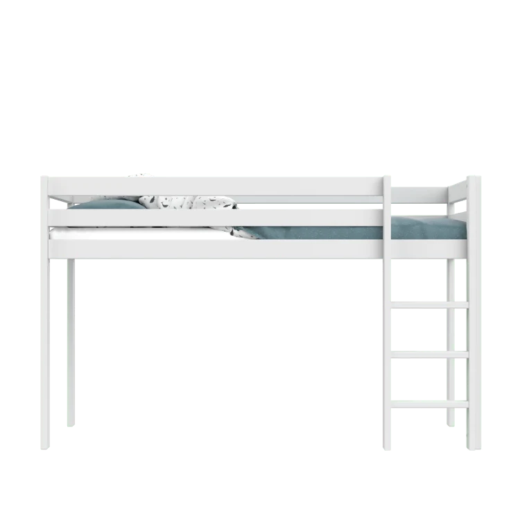 Lifetime Kidsrooms Hochbett 128 cm - Elements Weiss