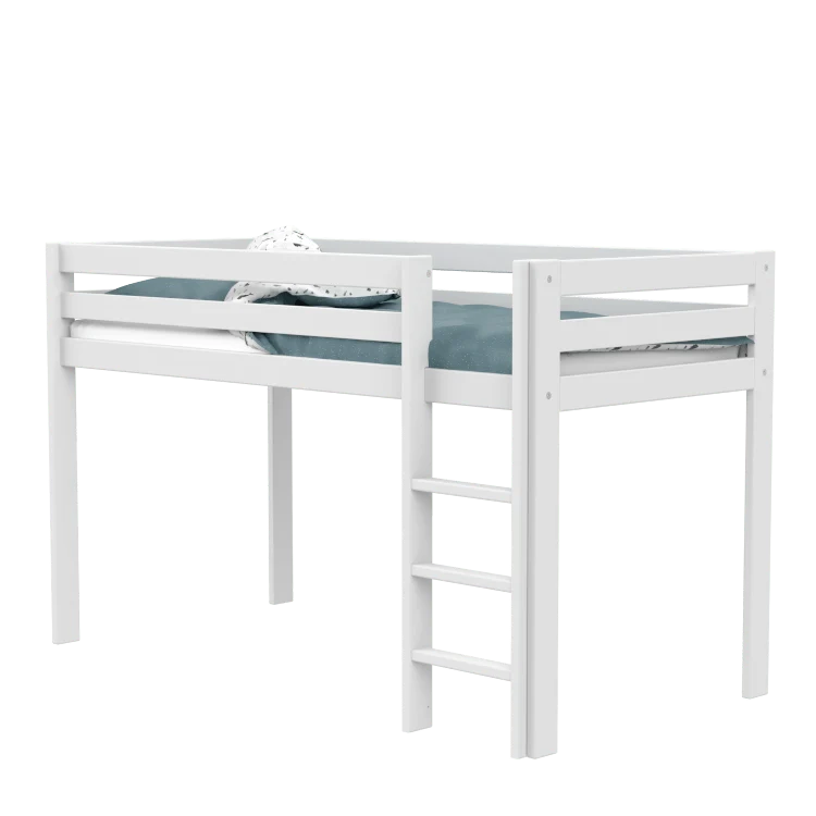 Lifetime Kidsrooms Hochbett 128 cm - Elements Weiss