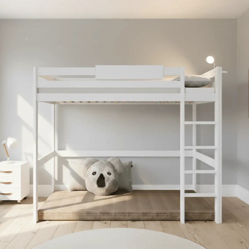 Lifetime Kidsrooms Hochbett 177 cm - Elements Weiss