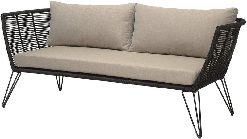 Canapé beige et noir Mundo - Bloomingville