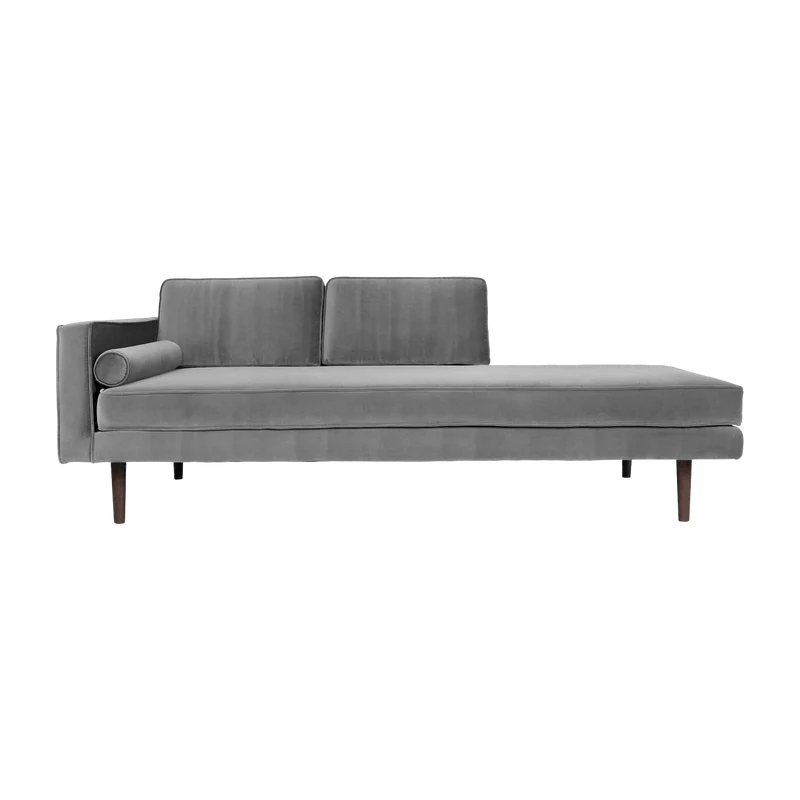 Divan en velours gris Wind - Broste Copenhagen