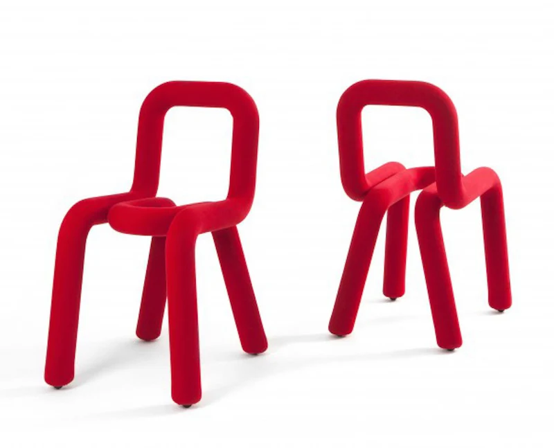 Chaise Bold Rouge - Moustache