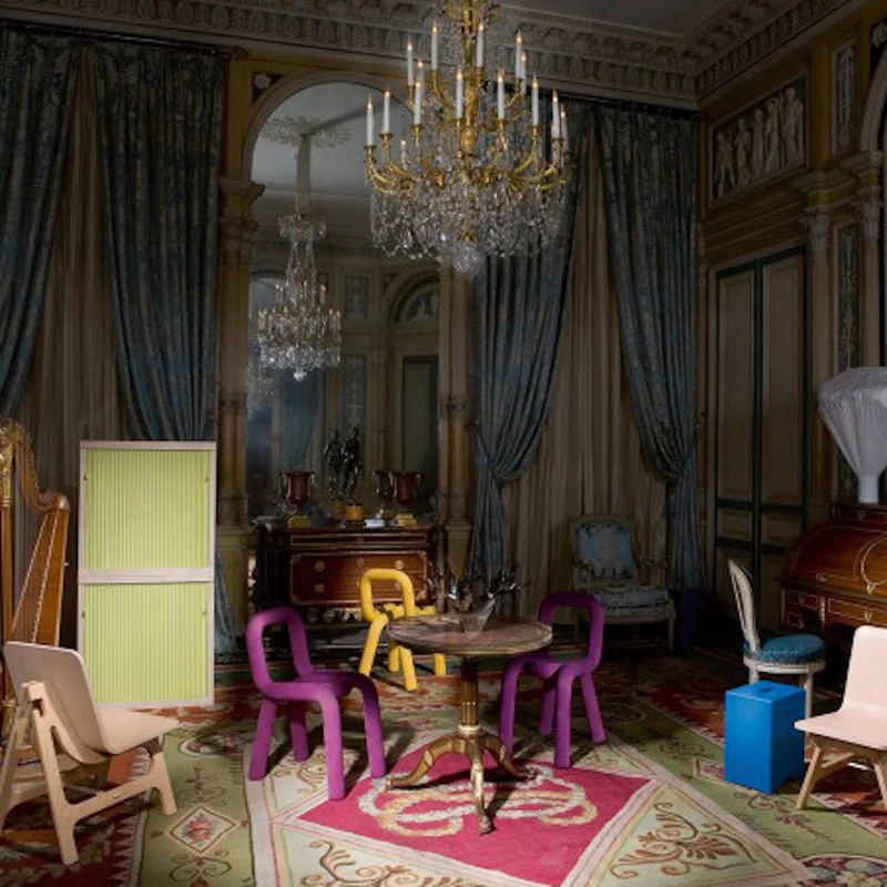 Chaise Bold Rouge - Moustache