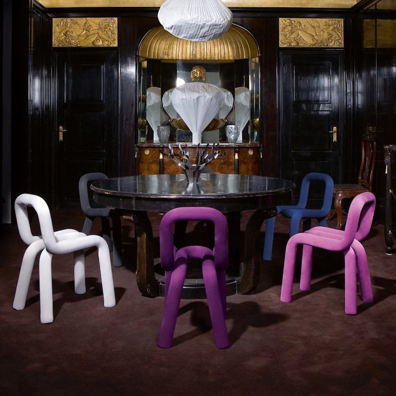Chaise Bold Bleu - Moustache