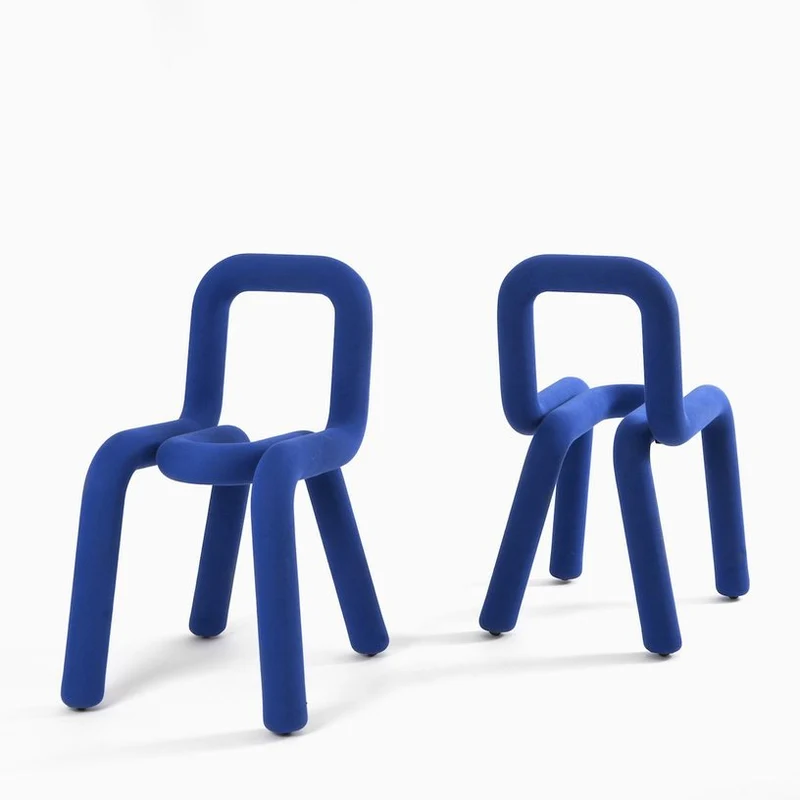 Chaise Bold Bleu - Moustache