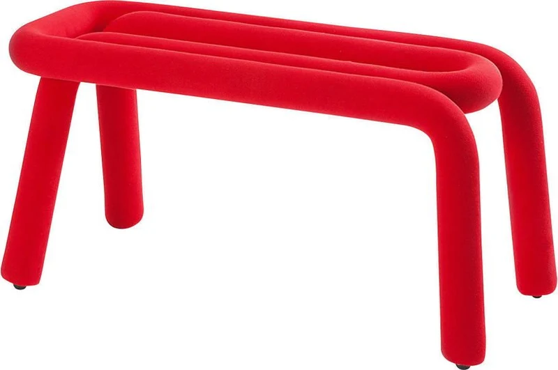 Banc Bold Rouge - Moustache