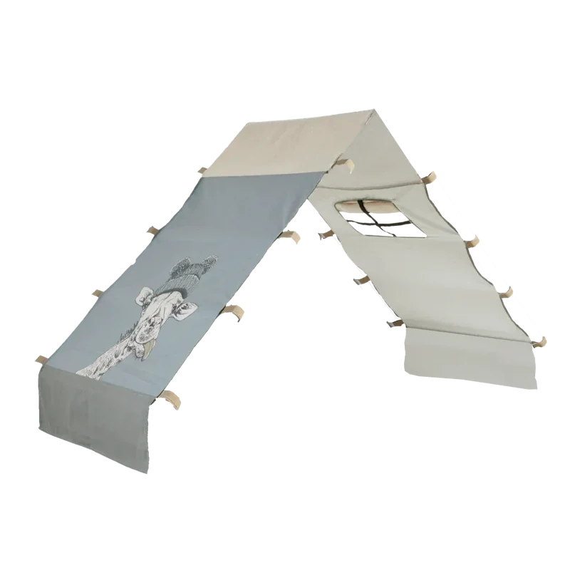 Lifetime Kidsrooms Montessori Bodenbett - Elements mit Tipi