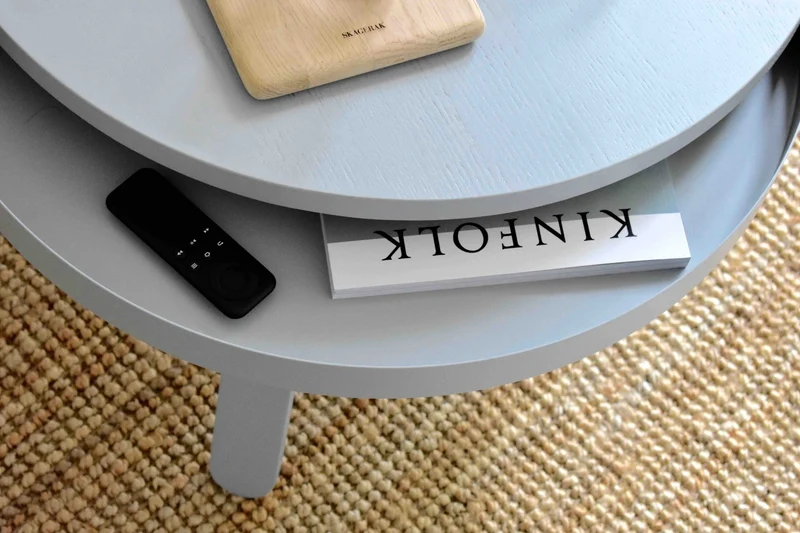 Table basse grise 62 cm Batea - Woodendot