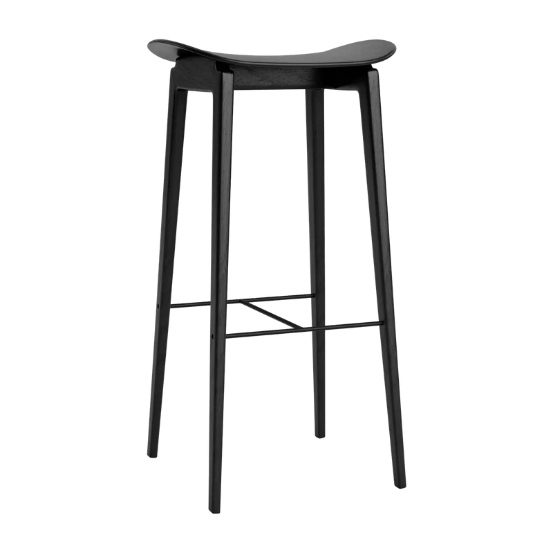 Tabouret de bar en chêne noir 75 cm NY11 - NOR11