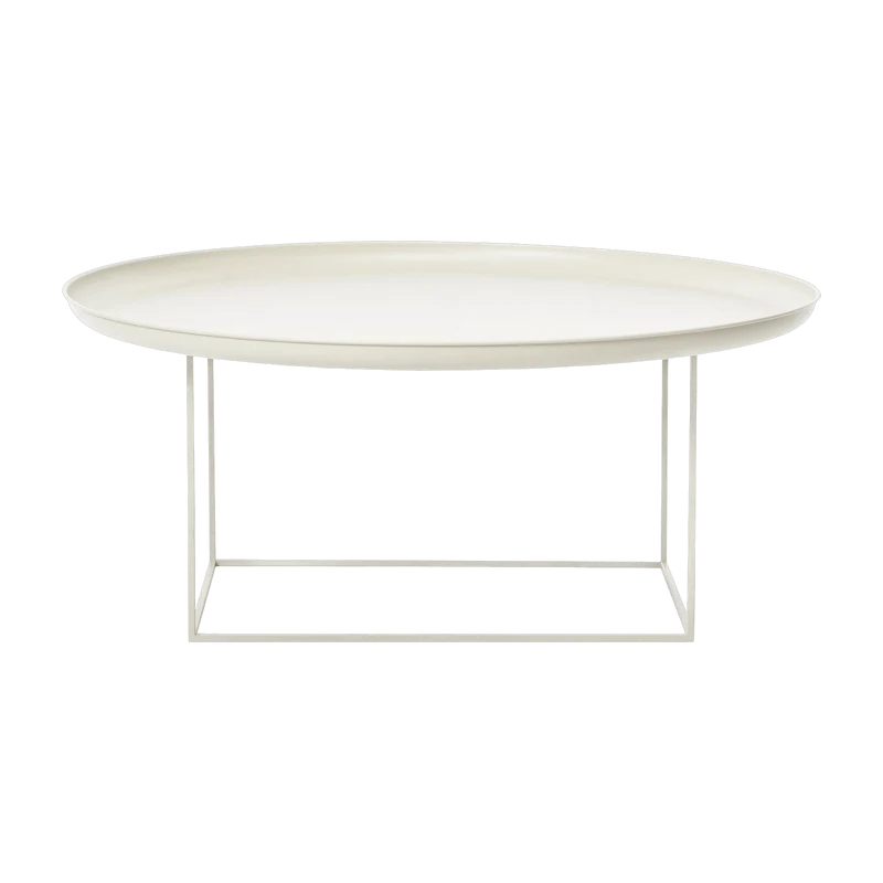 Table basse blanche 90 cm Duke - Norr11