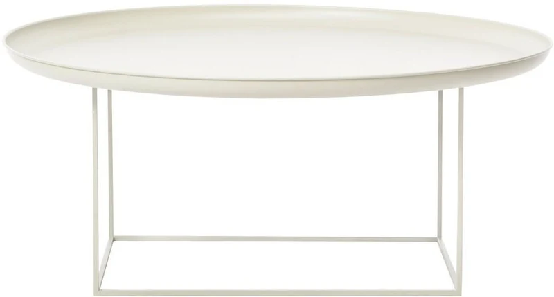Table basse blanche 90 cm Duke - Norr11