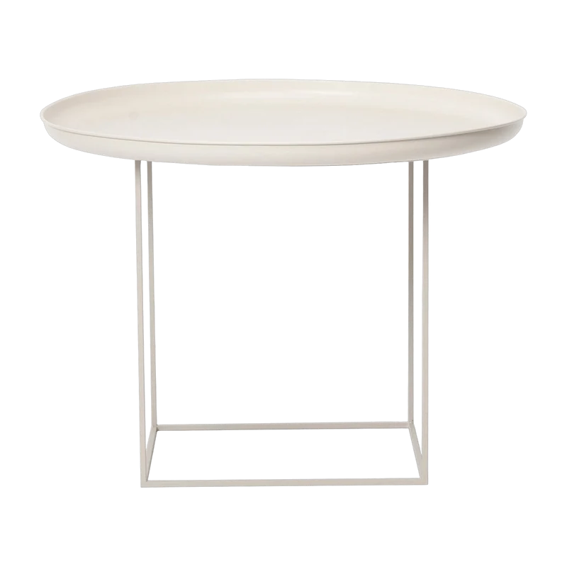 Table basse blanche 70 cm Duke - Norr11