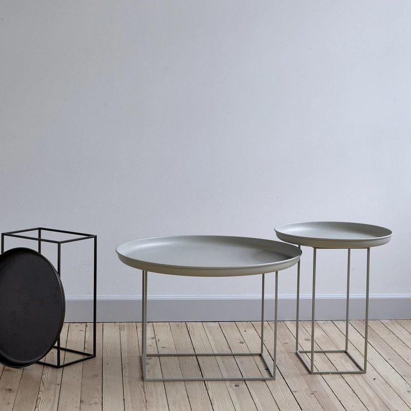 Table basse noire 90 cm Duke - Norr11