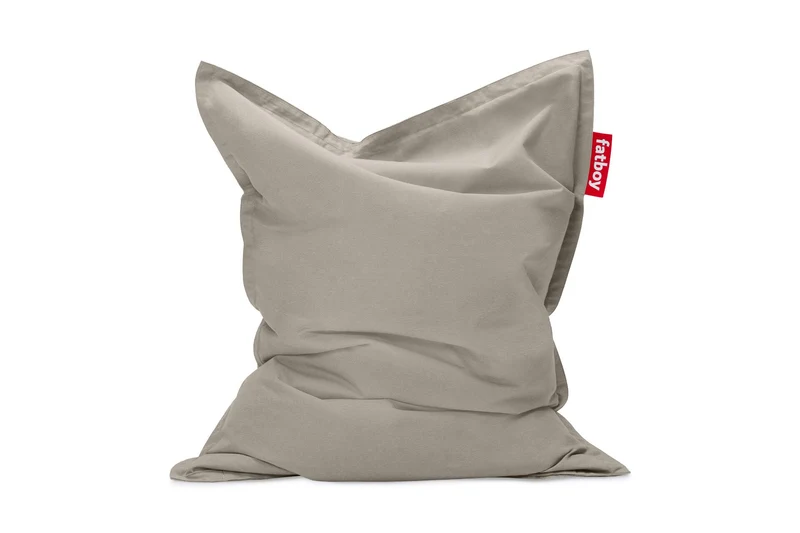 Fauteuil à bascule extérieur en métal noir avec coussin gris taupe Rock 'n Roll Combi - Fatboy