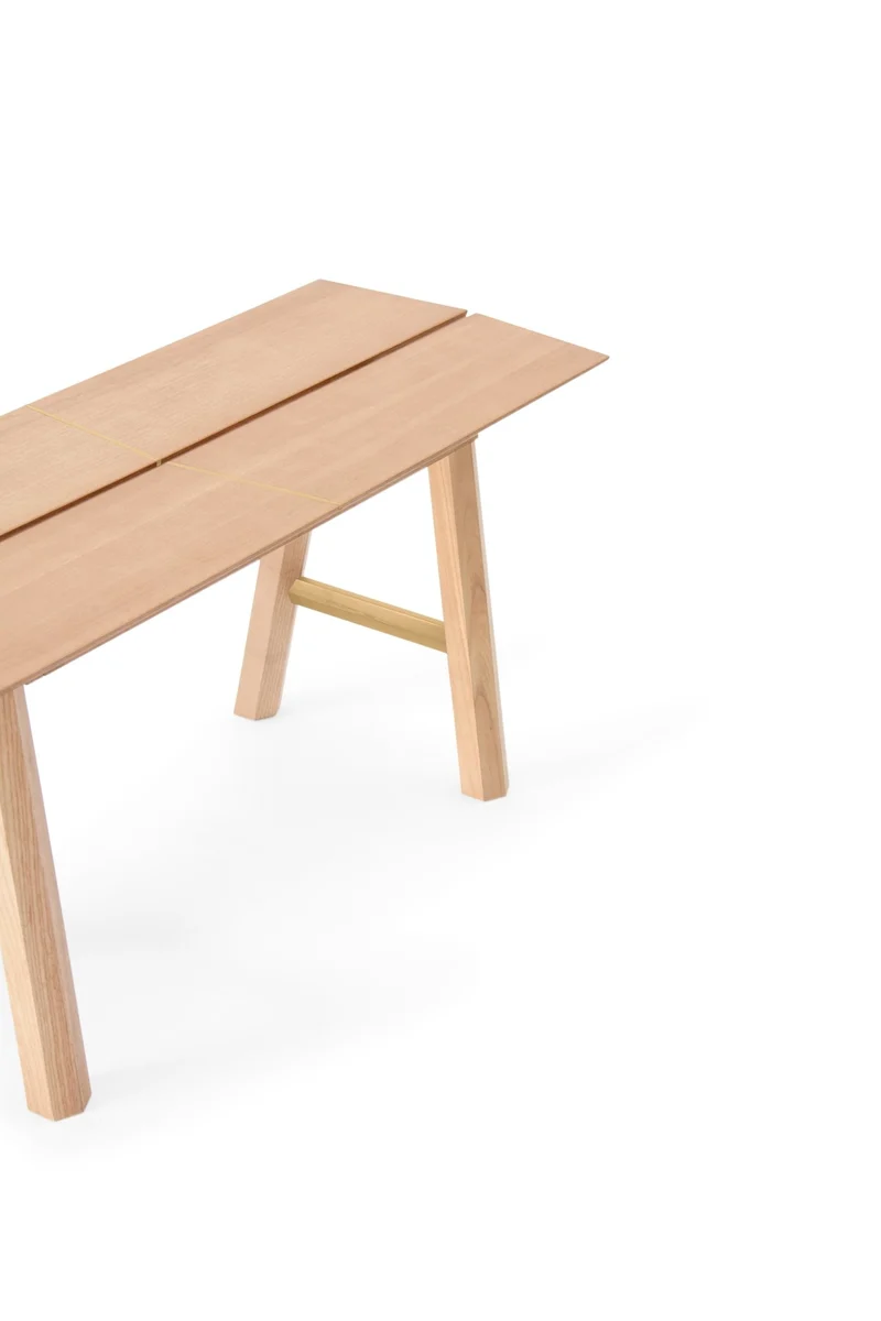 Banc chêne et pieds chêne SAVIA - Woodendot
